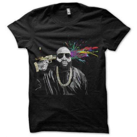 Shirt rick ross artistique en noir pour homme et femme
