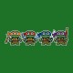 Shirt tortues ninja évolution vert pour homme et femme