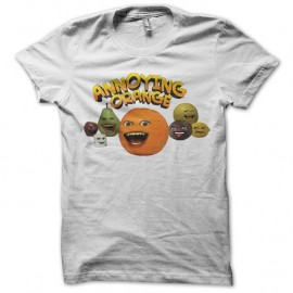 Shirt Annoying-orange blanc pour homme et femme