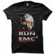 Shirt albert einsten parodie run emc2 noir pour homme et femme