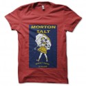 Shirt logo morton salt rouge pour homme et femme