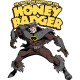 Shirt honey badger blanc pour homme et femme