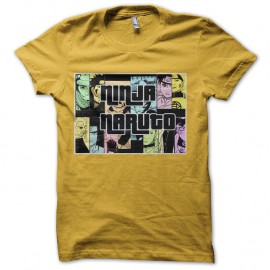 Shirt ninja naruto parodie gta jaune pour homme et femme