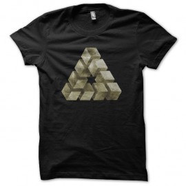 Shirt triangle box noir pour homme et femme
