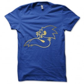 Shirt Sonic et Tails bleu pour homme et femme
