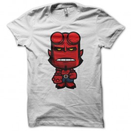 Shirt hellboy blanc pour homme et femme