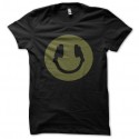 Shirt music smile noir pour homme et femme