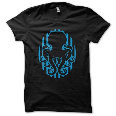Shirt octopus noir pour homme et femme