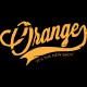 Shirt logo Orange noir pour homme et femme