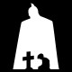 Shirt Batman ombre enfance noir pour homme et femme