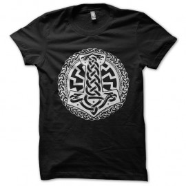 Shirt bird black logo noir pour homme et femme