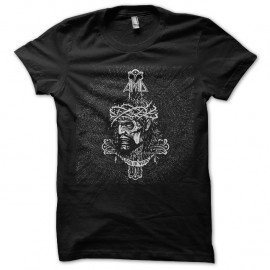 Shirt jesus noir pour homme et femme