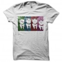 Shirt manga fab 4 blanc pour homme et femme