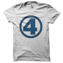 Shirt numero 4 des fantastics blanc pour homme et femme