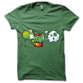 Shirt Yoshi prout vert pour homme et femme