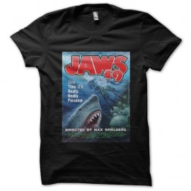 Shirt Jaws 19 noir pour homme et femme