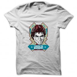 Shirt K2000 Michael Knight 'I need ya buddy" blanc pour homme et femme