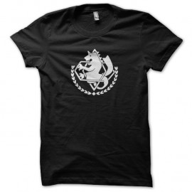 Shirt sea ??horse symbol noir pour homme et femme