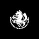 Shirt sea ??horse symbol noir pour homme et femme
