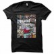 Shirt gta politique française noir pour homme et femme
