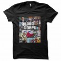 Shirt gta politique française noir pour homme et femme