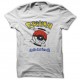 Shirt portalmon blanc pour homme et femme