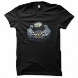Shirt autopsie space invaders noir pour homme et femme