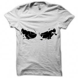 Shirt Deus Ex Human Revolution lunettes brisées blanc pour homme et femme