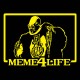Shirt meme 4 life noir pour homme et femme