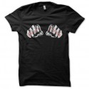Shirt punk rock noir pour homme et femme