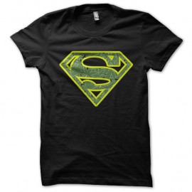 Shirt super weed parodie superman noir pour homme et femme