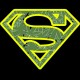 Shirt super weed parodie superman noir pour homme et femme
