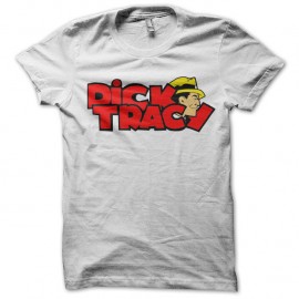 Shirt Dick-Tracy blanc pour homme et femme