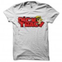 Shirt Dick-Tracy blanc pour homme et femme