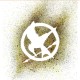 Shirt logo Hunger Games blanc pour homme et femme