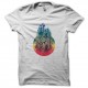Shirt buiding pop art blanc pour homme et femme