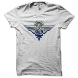 Shirt force interplaneterres blanc pour homme et femme