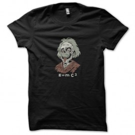 Shirt albert einsten skull noir pour homme et femme