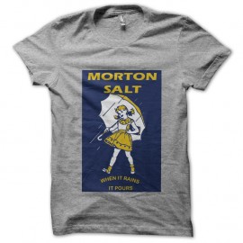 Shirt logo morton salt gris pour homme et femme