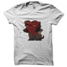 Shirt hellboy en cartoon blanc pour homme et femme