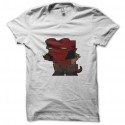 Shirt hellboy en cartoon blanc pour homme et femme