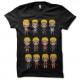 Shirt naruto konoha noir pour homme et femme