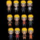 Shirt naruto konoha noir pour homme et femme