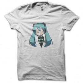 Shirt miku blanc pour homme et femme