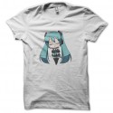 Shirt miku blanc pour homme et femme