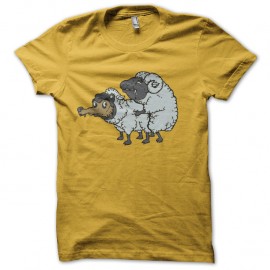 Shirt la revanche du mouton jaune pour homme et femme
