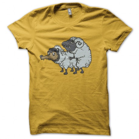 Shirt la revanche du mouton jaune pour homme et femme