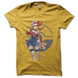 Shirt pokemon master jaune pour homme et femme