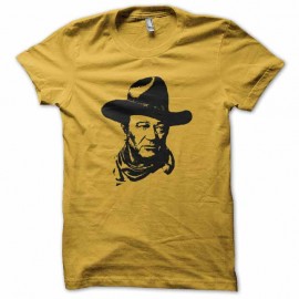 Shirt John Wayne jaune pour homme et femme