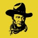 Shirt John Wayne jaune pour homme et femme